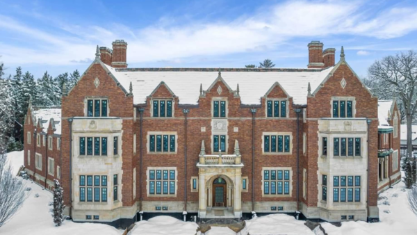 Historic 32,000 Square Foot Brick Mansion In Detroit, Michigan