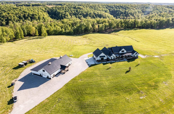 45 Acre Estate In Kentucky With Main House And Barndominium