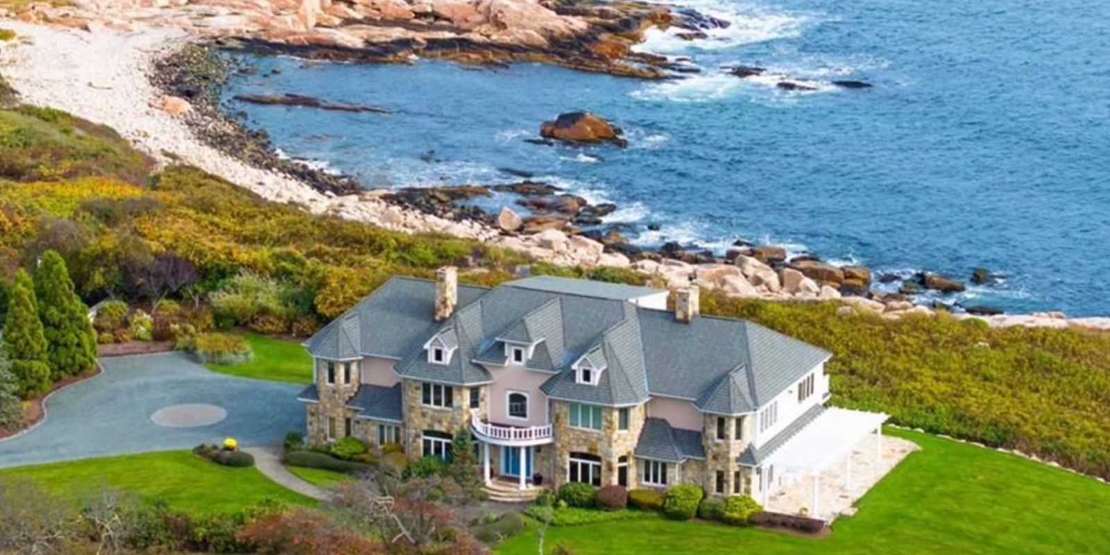 Oceanfront Home On 5 Acres In Narragansett, Rhode Island