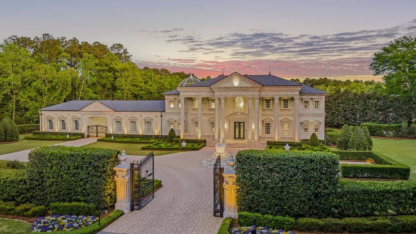 Neoclassical Style Stone Home Lists For .9 Million In Alabama