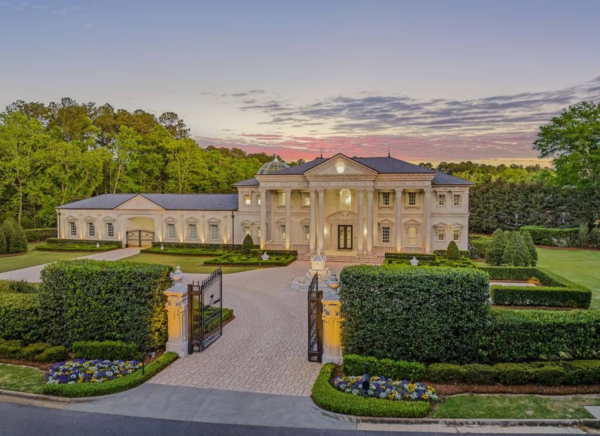 Neoclassical Style Stone Home Lists For .9 Million In Alabama
