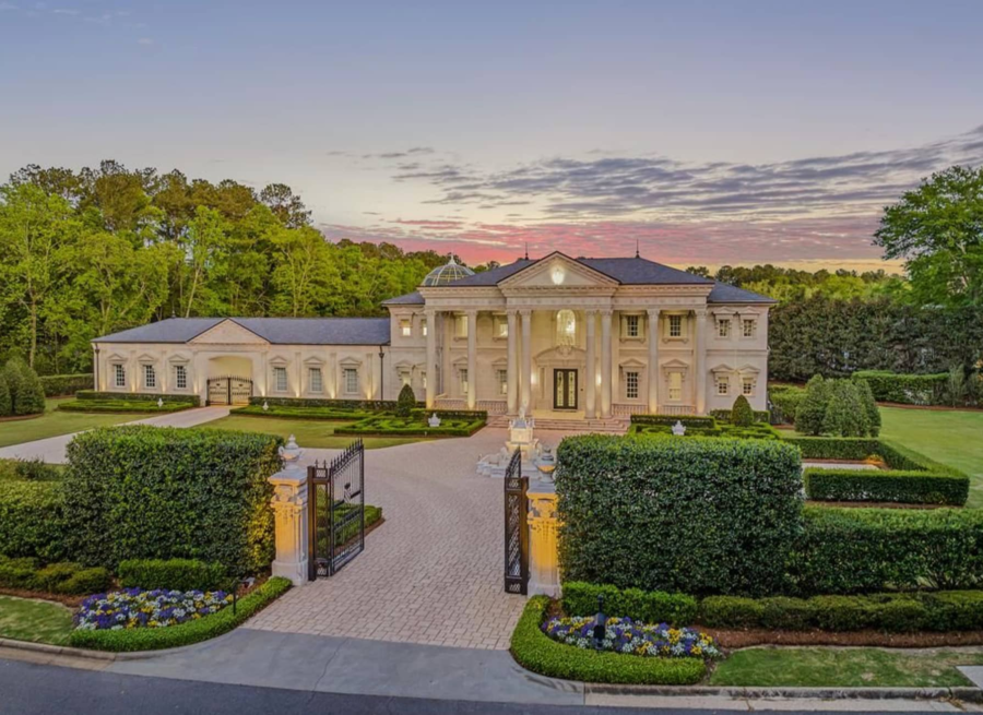 Neoclassical Style Stone Home Lists For .9 Million In Alabama