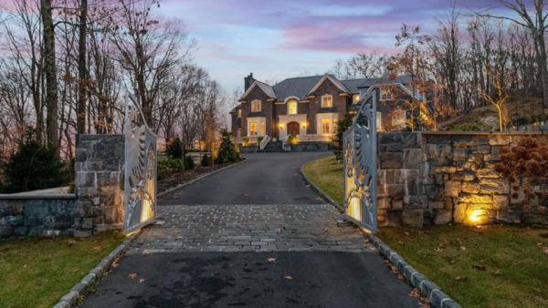 Gated Stone Home On 4+ Acres In Armonk, New York