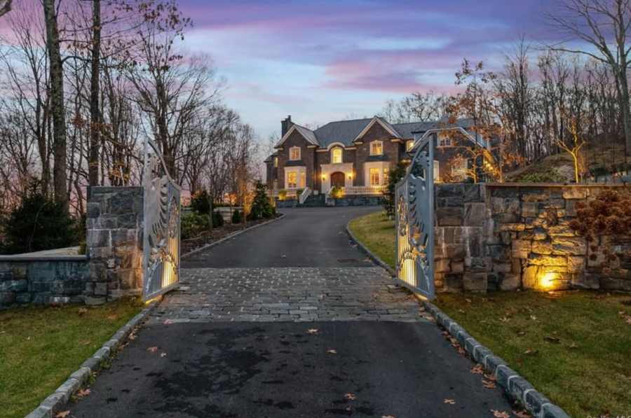 Gated Stone Home On 4+ Acres In Armonk, New York