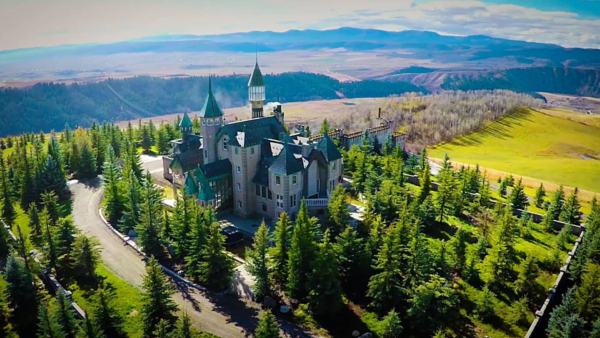 Castle On 40 Acres Lists For  Million In Wyoming