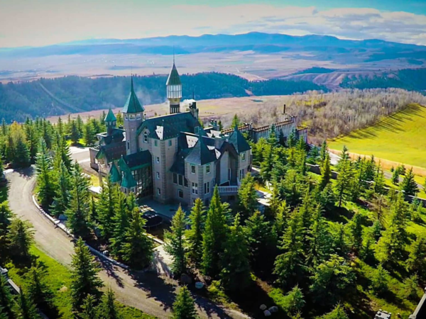 Castle On 40 Acres Lists For  Million In Wyoming