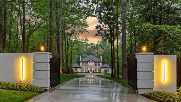 Gated European Inspired Home In Atlanta, Georgia