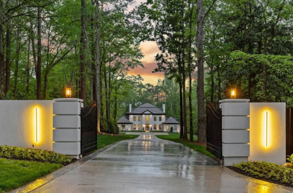 Gated European Inspired Home In Atlanta, Georgia