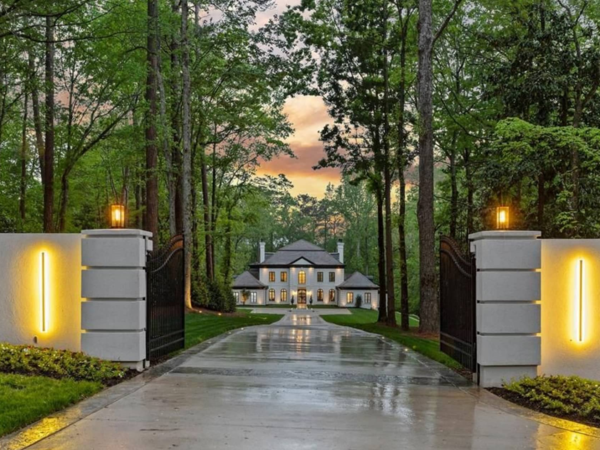 Gated European Inspired Home In Atlanta, Georgia