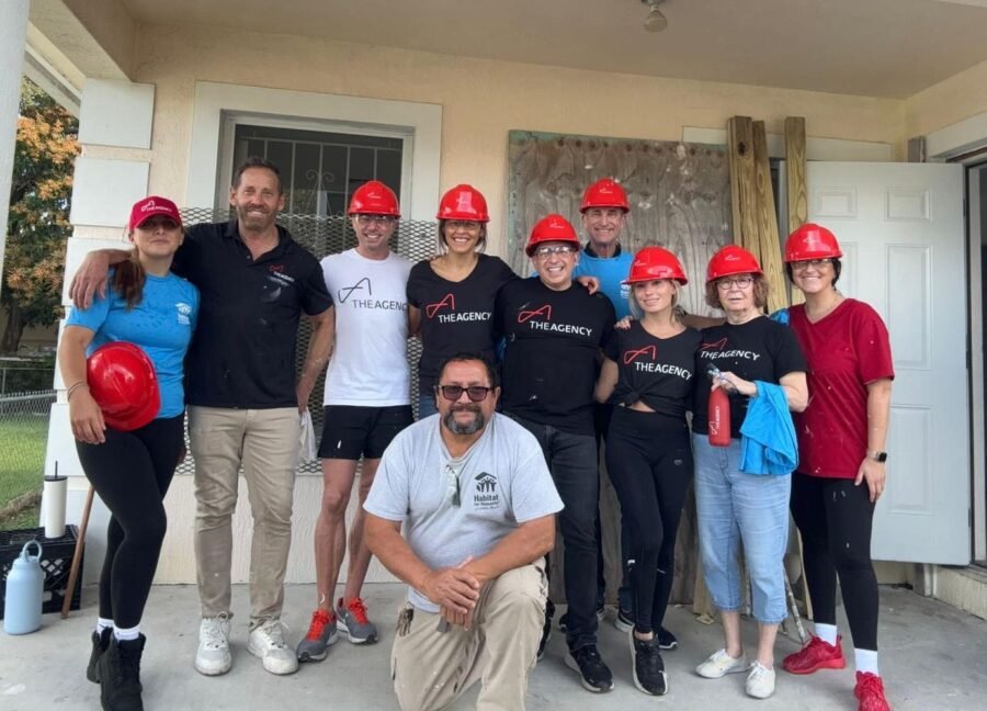 The Agency’s First Giveback Homes Build Day of 2024