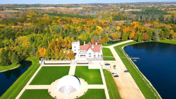 English Manor Stone Home For Sale In Harvard, Illinois
