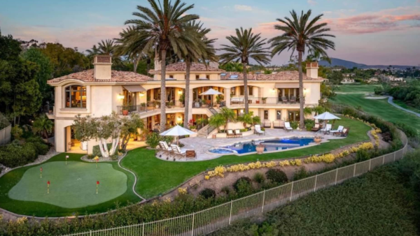  Million Golf Club Home In Rancho Santa Fe, California