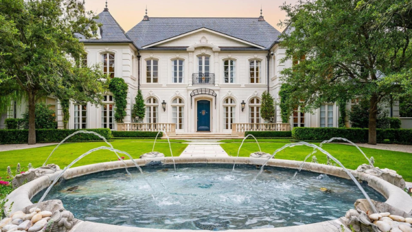 Grand  Million French Style Home In Houston, Texas