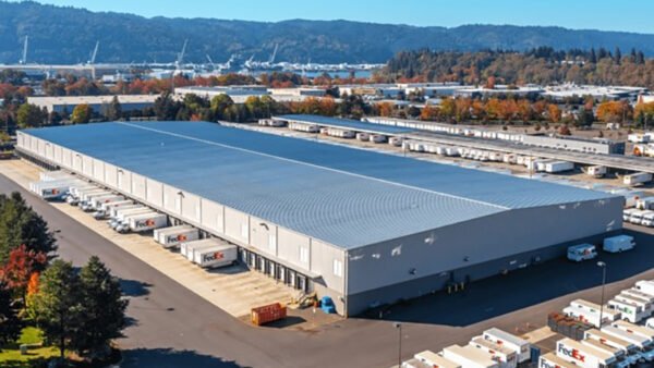 FedEx Distribution Facility in Portland Commands M