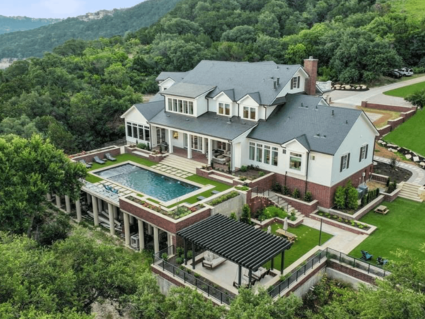 Austin, Texas Home On 5 Acres With Lake Views