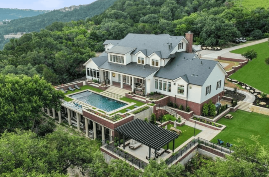 Austin, Texas Home On 5 Acres With Lake Views