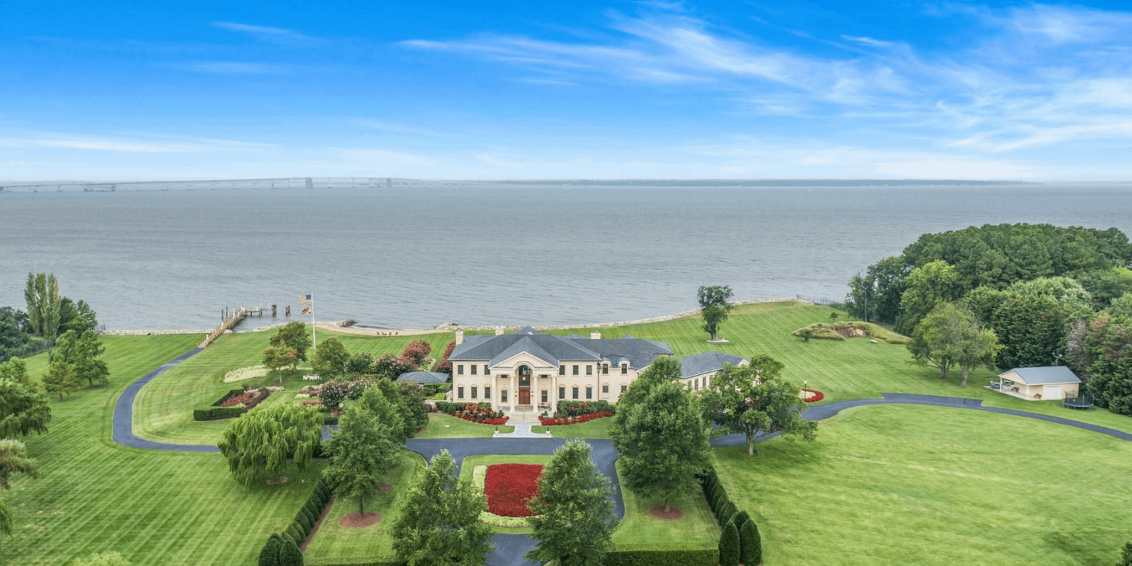 18-Acre Waterfront Estate Lists In Stevensville, Maryland