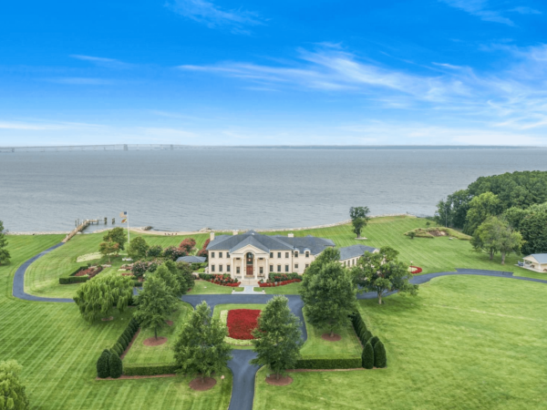18-Acre Waterfront Estate Lists In Stevensville, Maryland