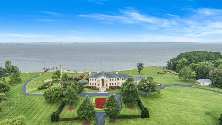 18-Acre Waterfront Estate Lists In Stevensville, Maryland