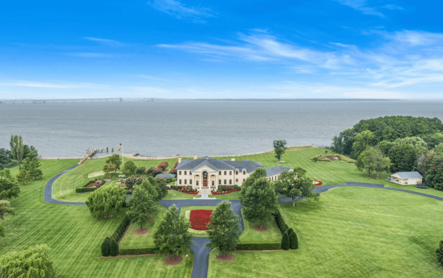 18-Acre Waterfront Estate Lists In Stevensville, Maryland