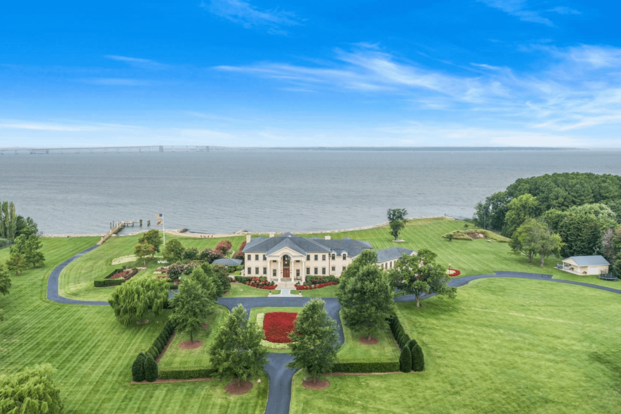 18-Acre Waterfront Estate Lists In Stevensville, Maryland