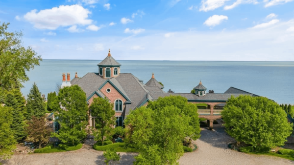18,000 Square Foot Lakefront Home In Michigan (PHOTOS)