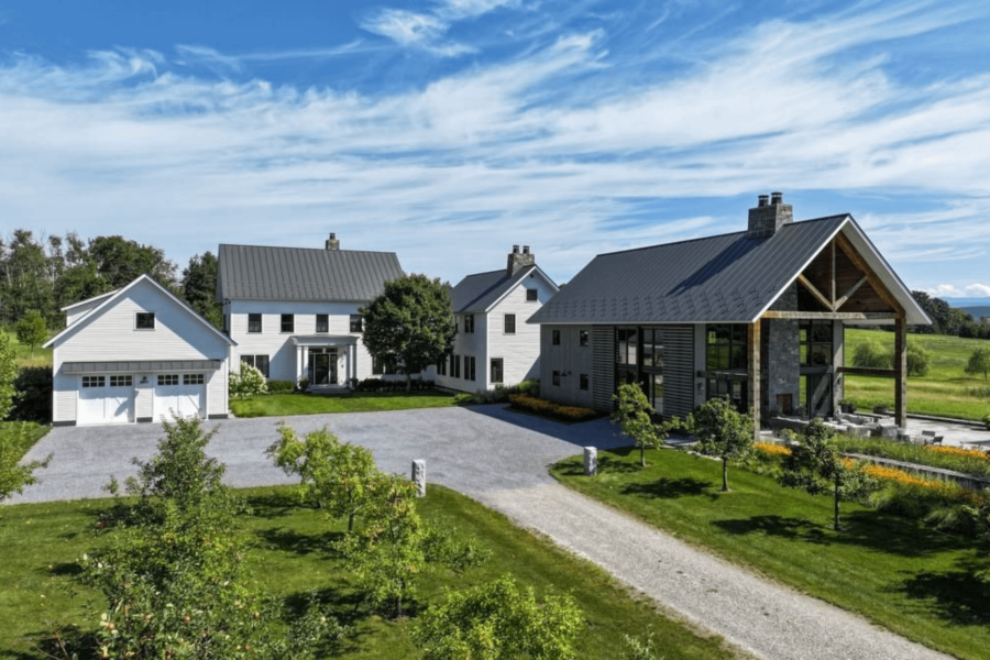 Modern Farmhouse On 70 Acres In Cornwall, Vermont