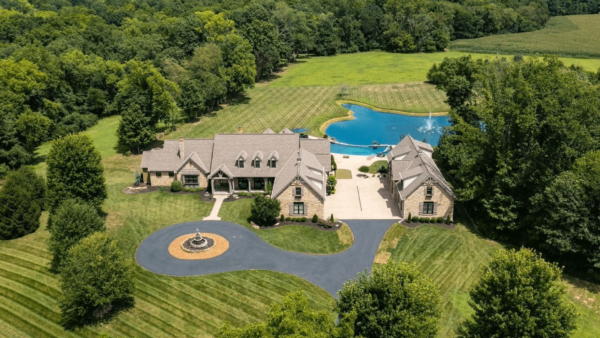 30 Acre Ohio Estate With 8-Car Garage And Pond (PHOTOS)