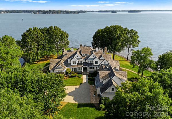 Luxury Lakefront Home Lists For  Million In North Carolina