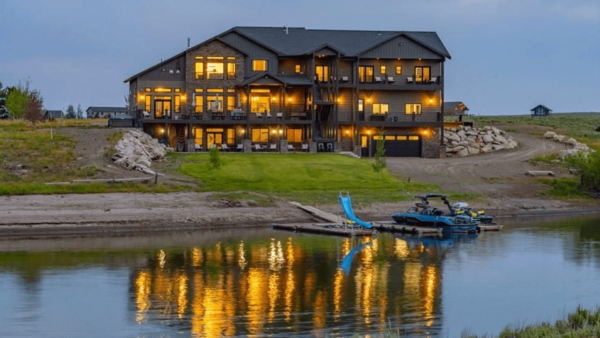 Lakefront Idaho Home With 11 Bedrooms And Movie Theater