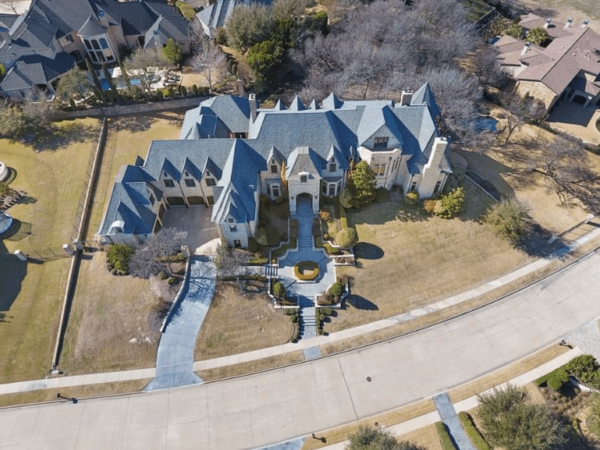 14,000 Square Foot Stone & Brick Home In Frisco, Texas