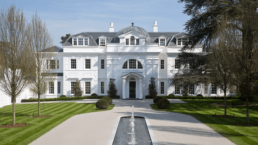 £22 Million Home In Surrey, England (PHOTOS + FLOOR PLANS)