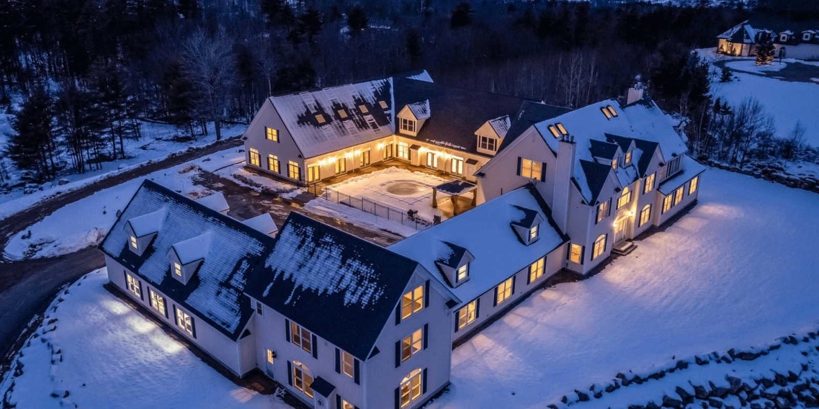 Hilltop New Hampshire Home On 9 Acres With An Indoor Pool