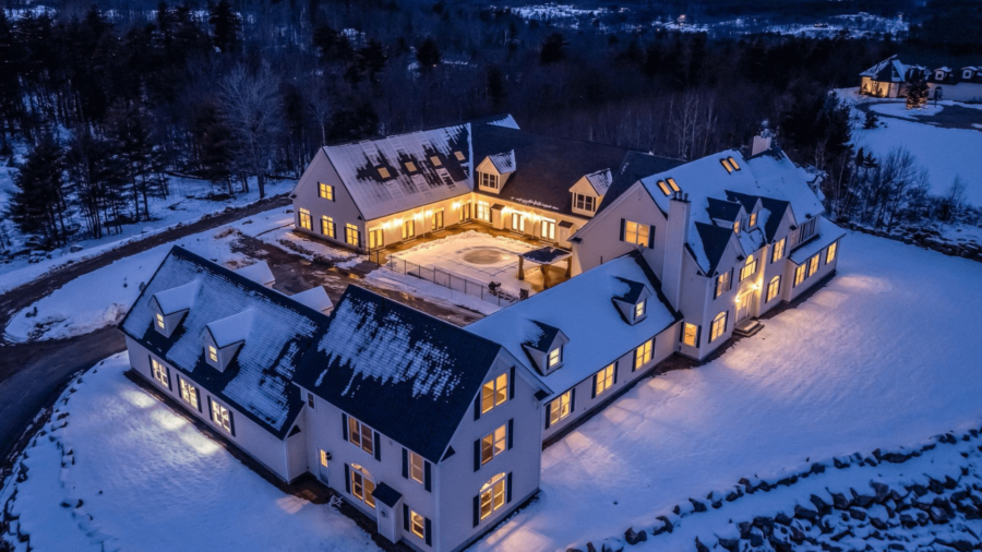 Hilltop New Hampshire Home On 9 Acres With An Indoor Pool