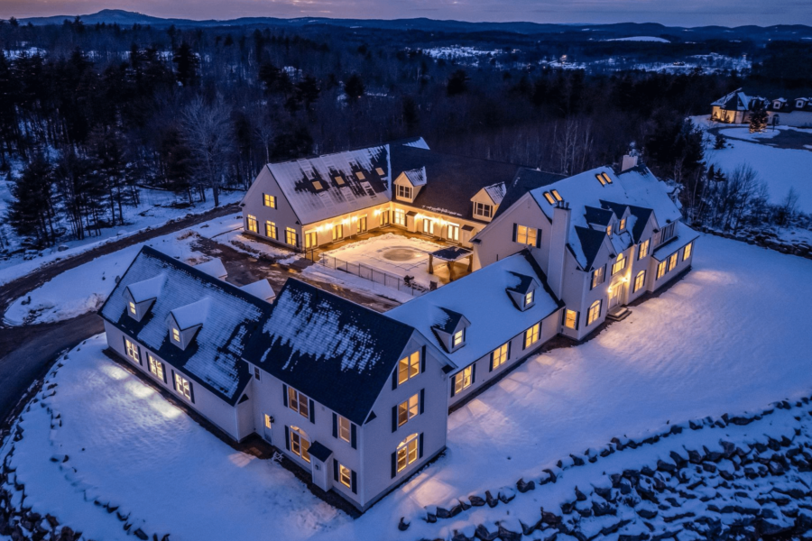 Hilltop New Hampshire Home On 9 Acres With An Indoor Pool