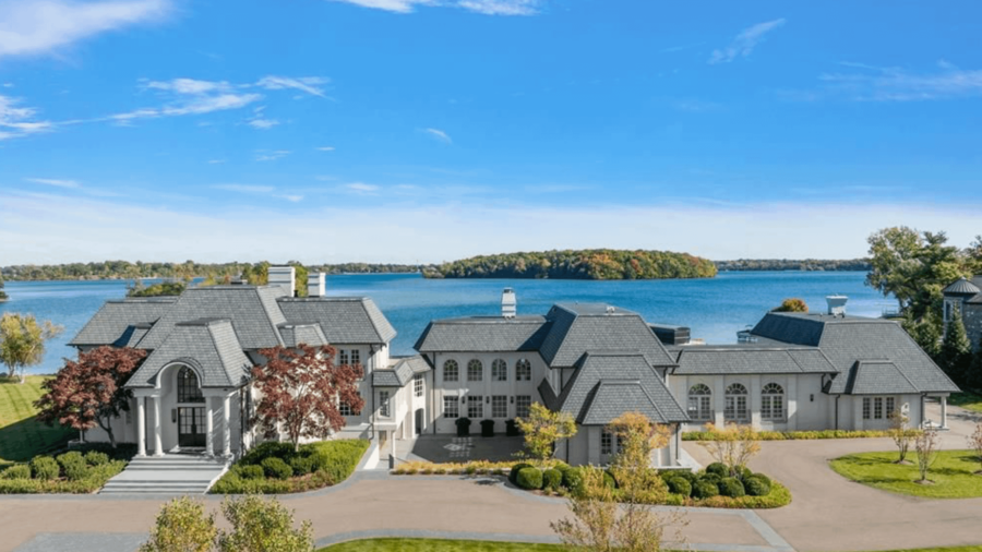 Lakefront Michigan Home On A Peninsula Lists for .9 Million