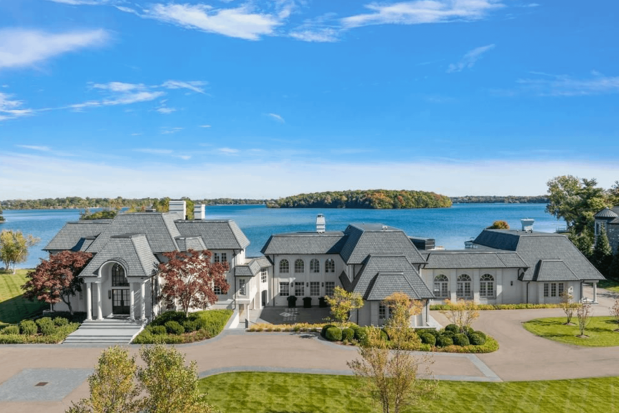 Lakefront Michigan Home On A Peninsula Lists for .9 Million