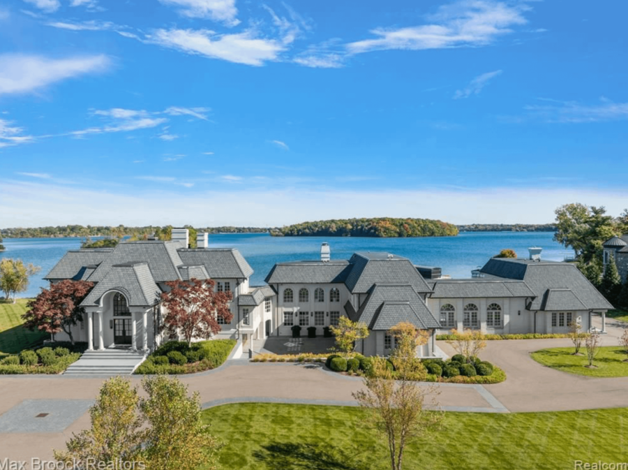 Lakefront Michigan Home On A Peninsula Lists for .9 Million