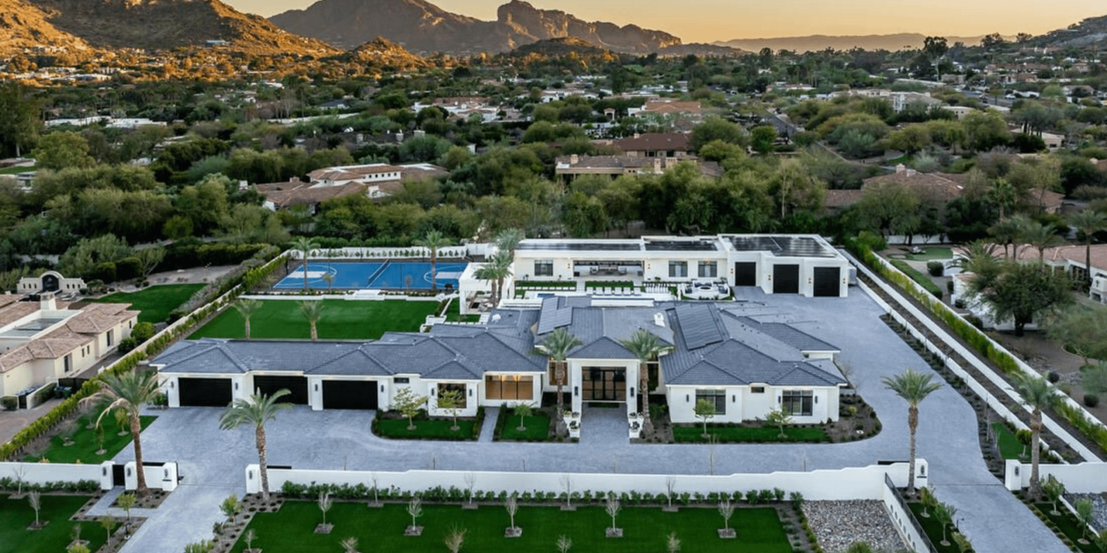 Arizona Home With 20+ Car Garage & Sports Court (PHOTOS)
