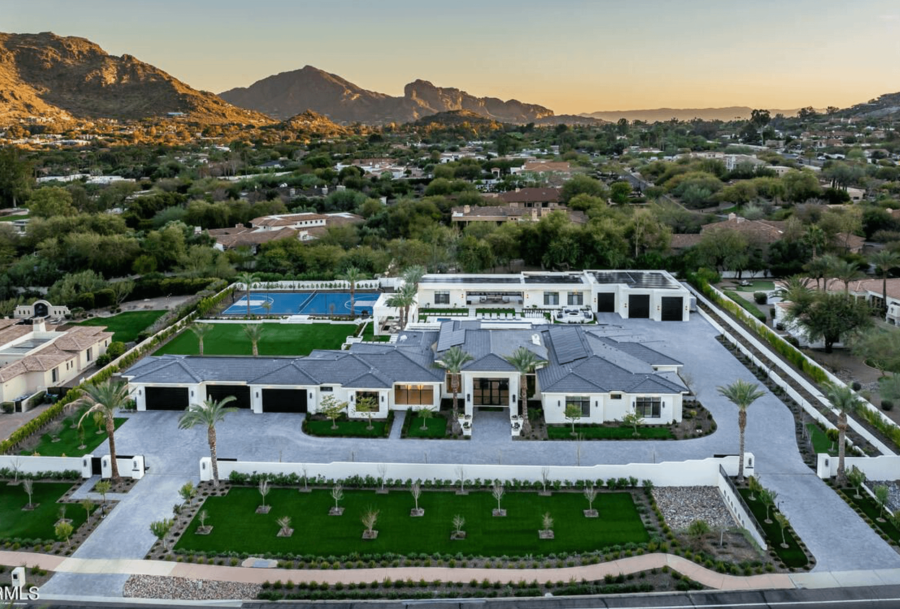 Arizona Home With 20+ Car Garage & Sports Court (PHOTOS)