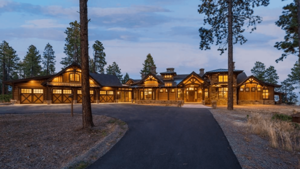Wood & Stone Home On 35 Acres In Colorado (PHOTOS)