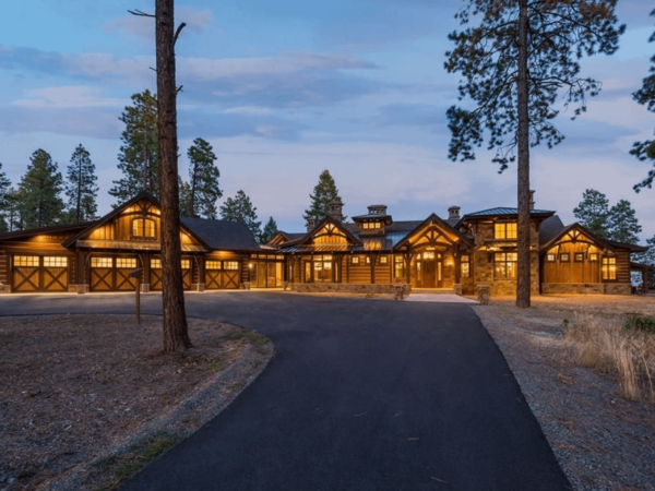 Wood & Stone Home On 35 Acres In Colorado (PHOTOS)