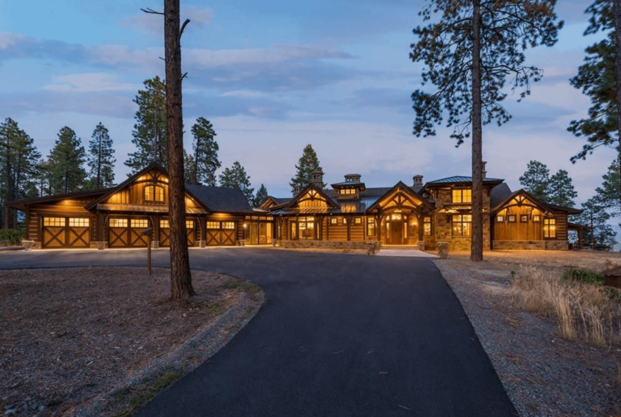 Wood & Stone Home On 35 Acres In Colorado (PHOTOS)