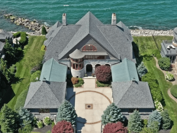 Shingle & Stone Lakefront Home In Ohio (PHOTOS)