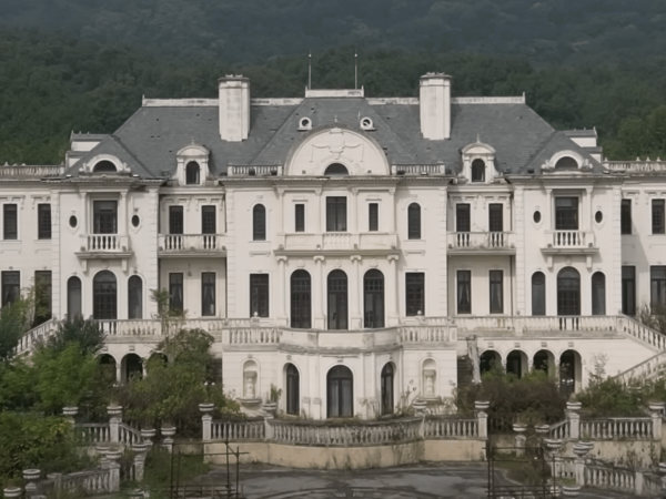 Inside An Abandoned Mega Mansion In China (VIDEO TOUR)