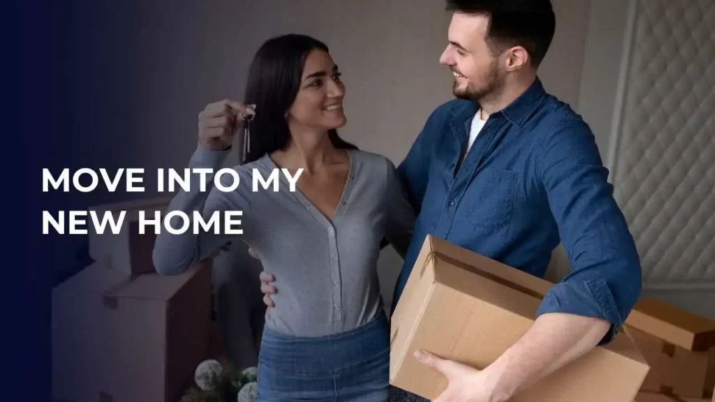 Turning the key to your new home is the most exciting step