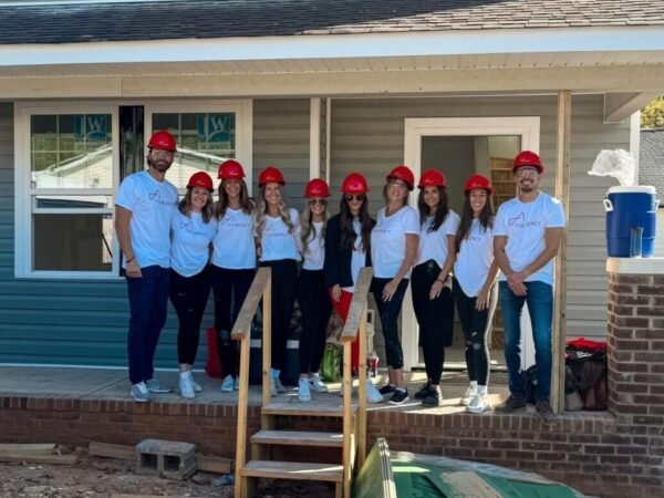 The Agency Charlotte Hosts First Giveback Homes Build Day