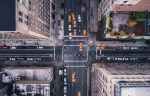 Manhattan aerial view