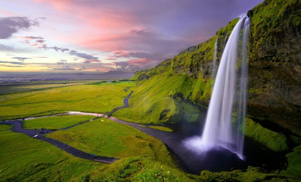 beautiful photo of a waterfall