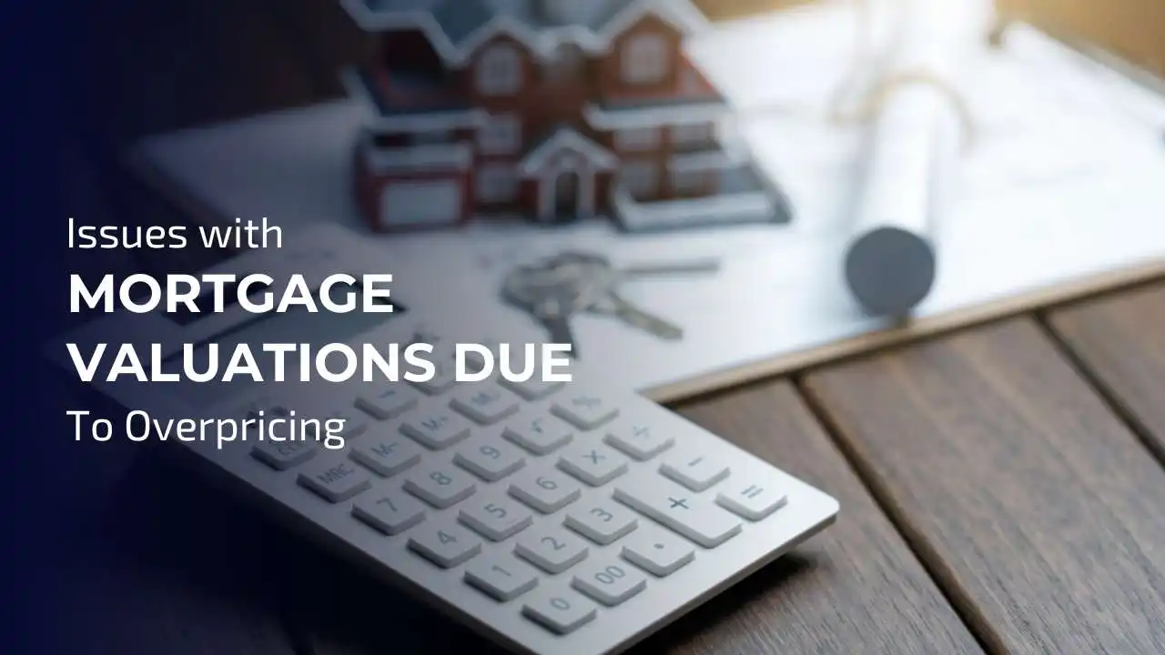 An overpriced house can cause problems with mortgage valuations, leading to financing issues, delays, and canceled transactions.